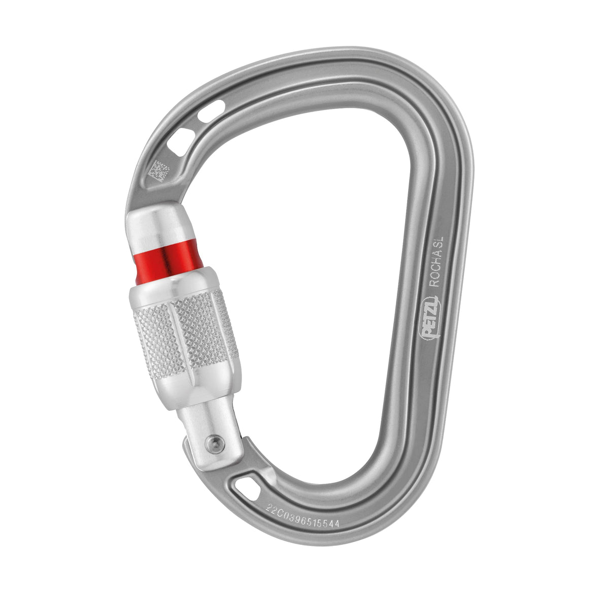 Petzl Rocha Screw-Lock Carabiner Light Grey