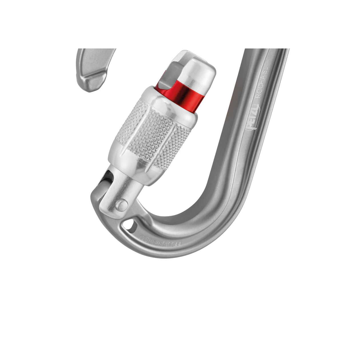 Petzl Rocha Screw-Lock Carabiner Light Grey
