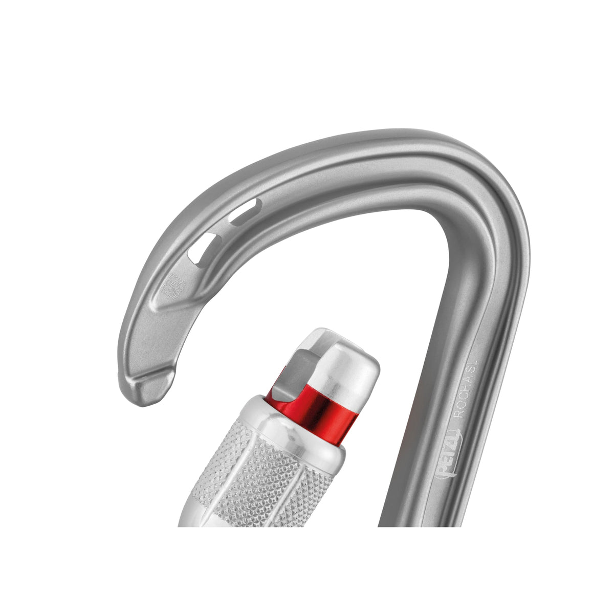 Petzl Rocha Screw-Lock Carabiner Light Grey