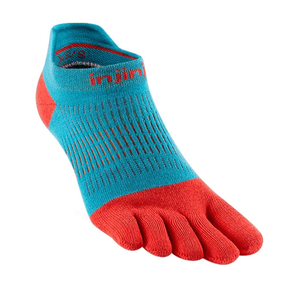 Injinji Womens Run LW No Show - Sherbert