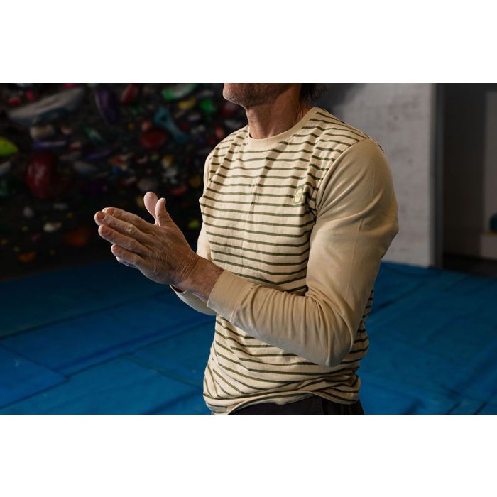 Moon Striped Long Sleeve Tech T-Shirt - Men's