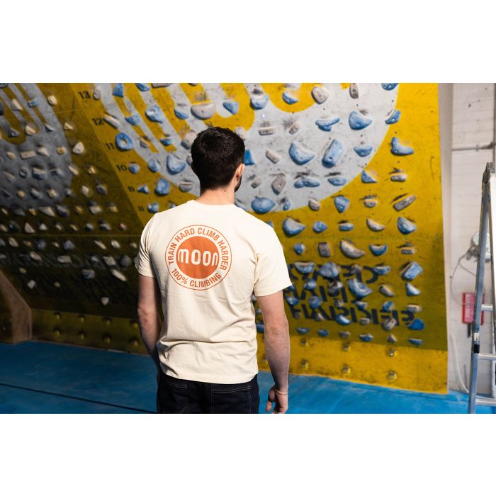 Moon Train Hard Back Print T-Shirt - Men's
