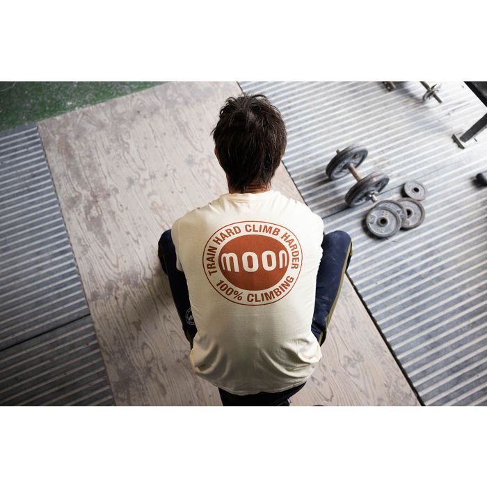 Moon Train Hard Back Print T-Shirt - Men's