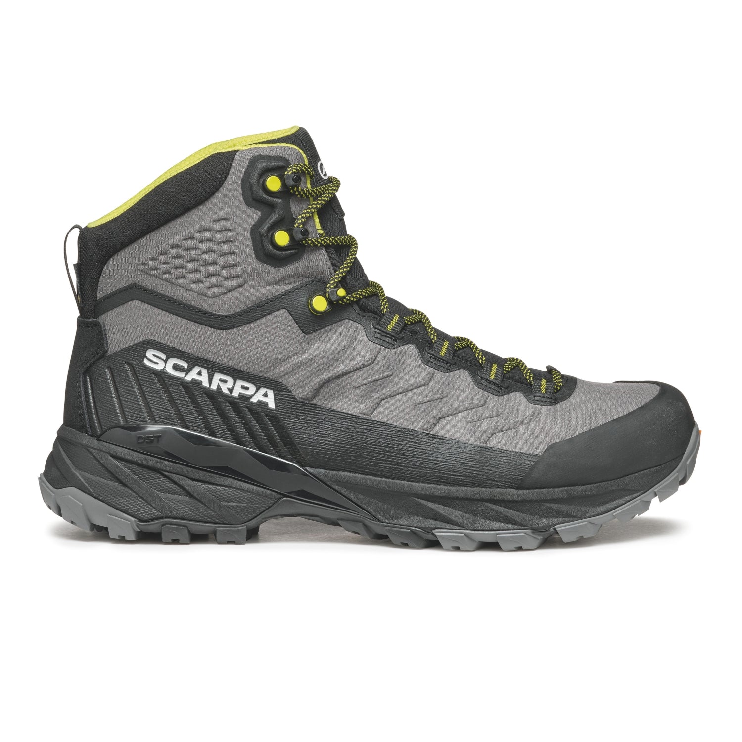 Scarpa Rush TRK LT GTX mens grey-lime walking boots