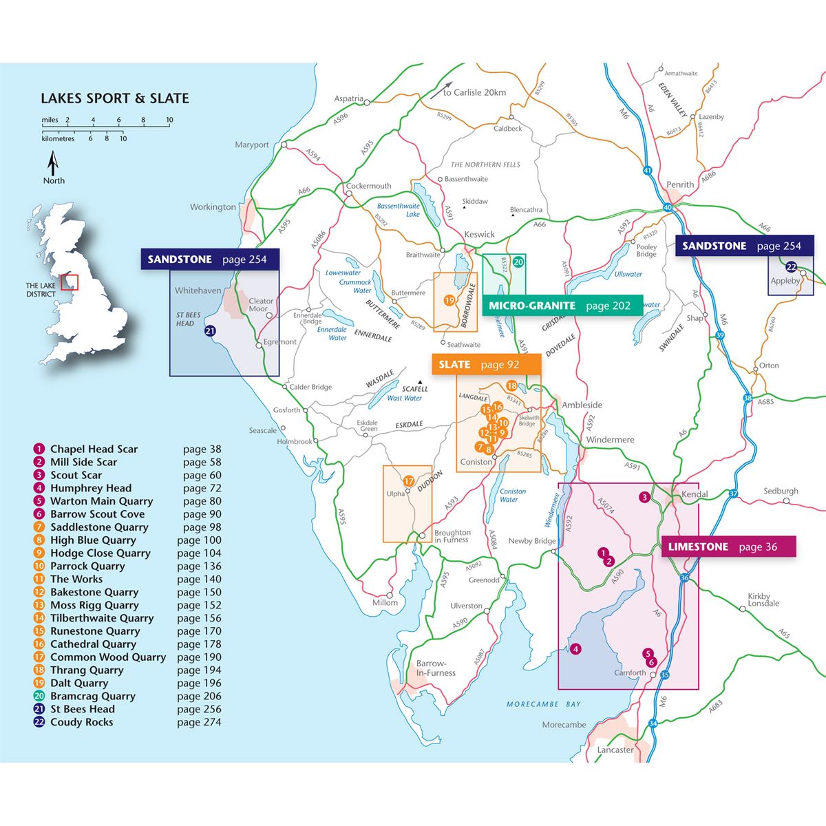 Lakes Sport & Slate (Wired Guides with FRCC)