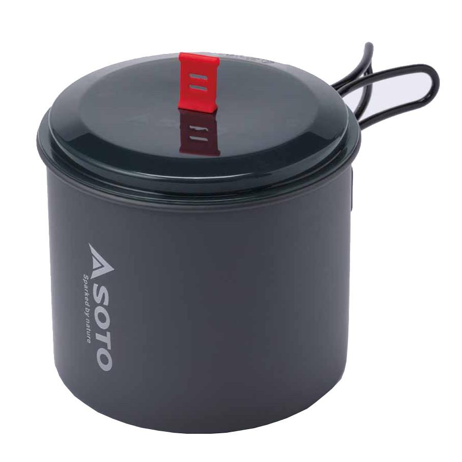 SOTO New River Pot 1 Litre, shown with lid on