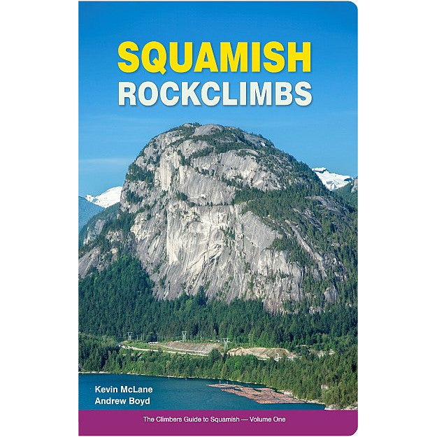 Squamish Rock climbing guide book cover