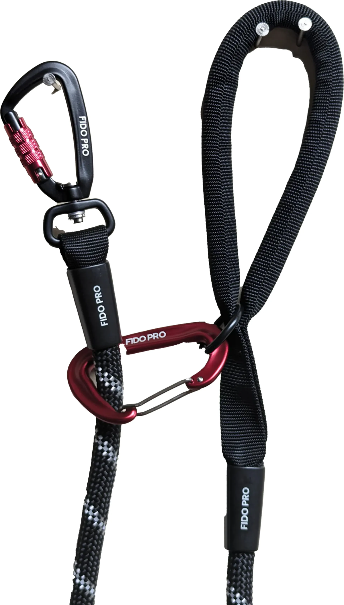 Fido Pro Tag Leash - Size 1 Size - Black