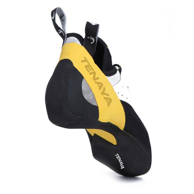 Tenaya Tarifa climbing shoe, rear view showing the sole and heel cup