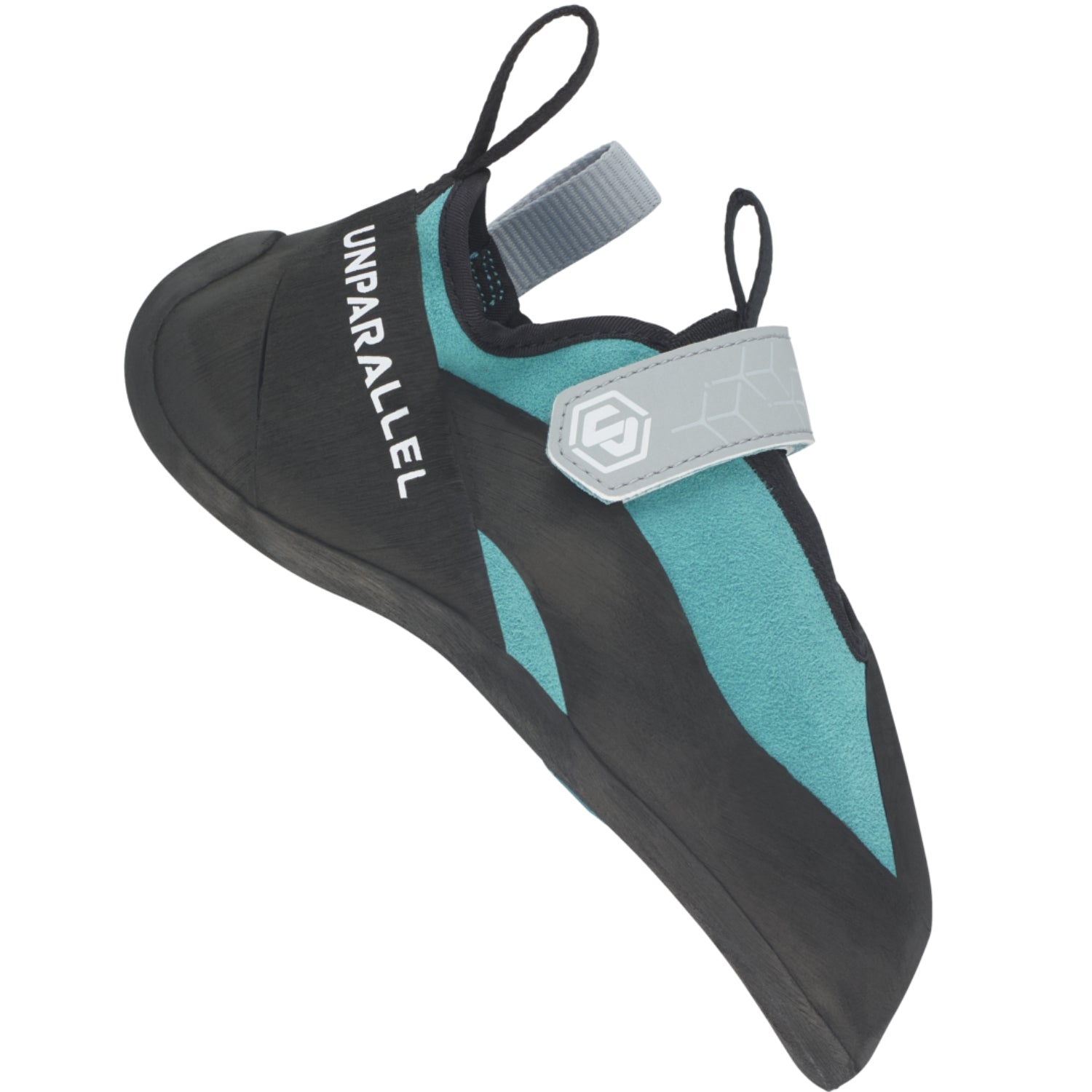 Unparallel TN Pro LV climbing shoes in turquoise