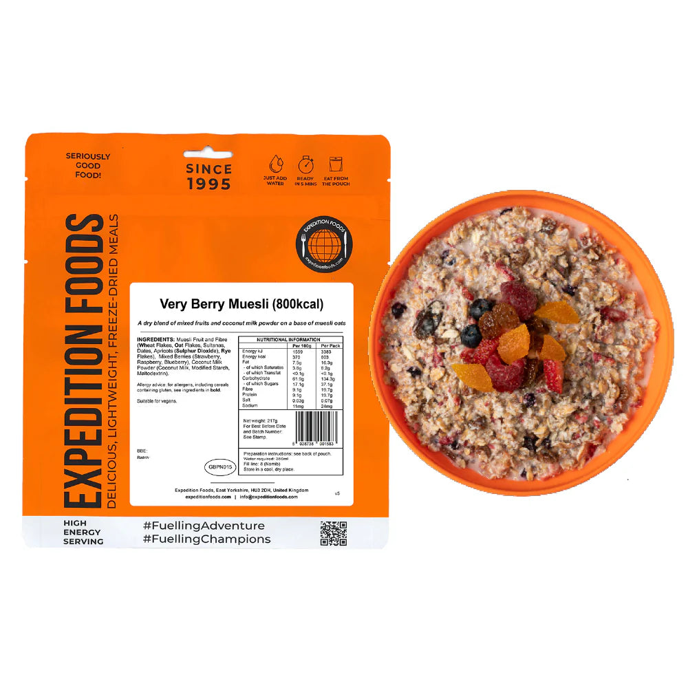 Expedition Foods Very Berry Muesli 800kcal)
