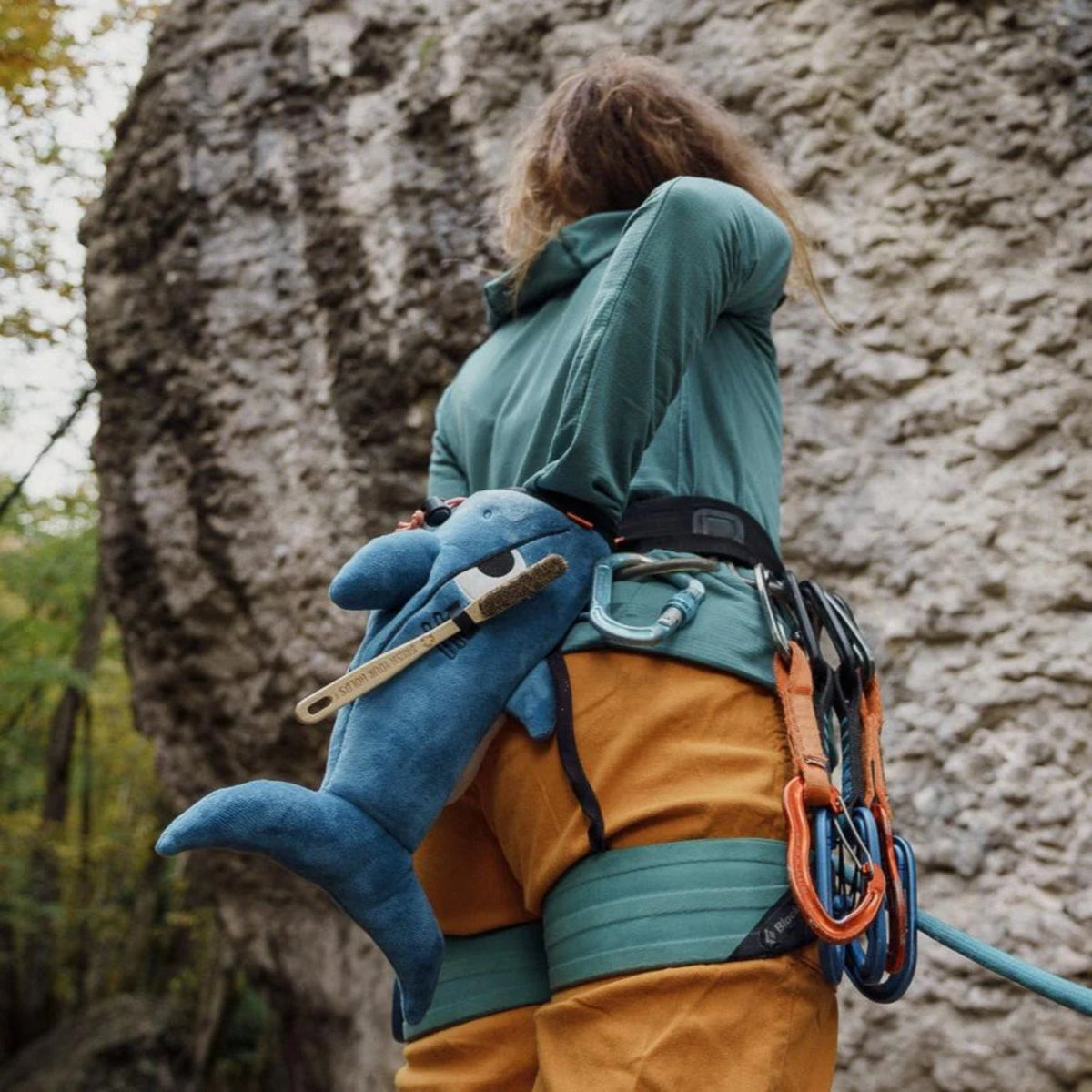 YY Vertical Shark Chalk Bag
