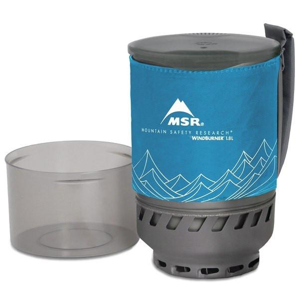 MSR Windburner Duo Accessory Pot 1.8L, in blue colour