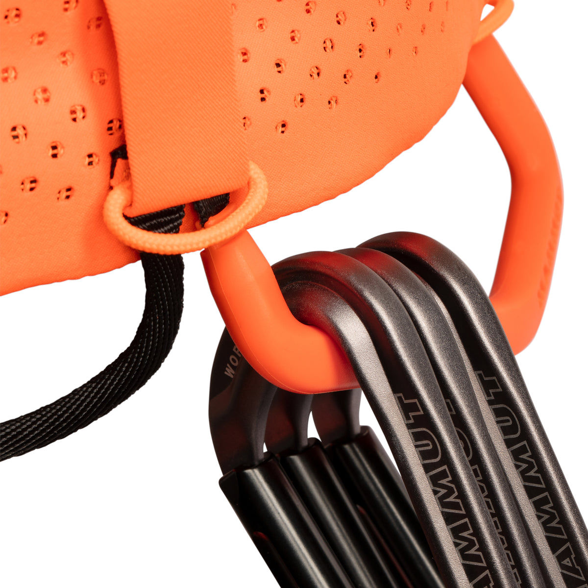 Mammut Sender Harness orange black, gear loops