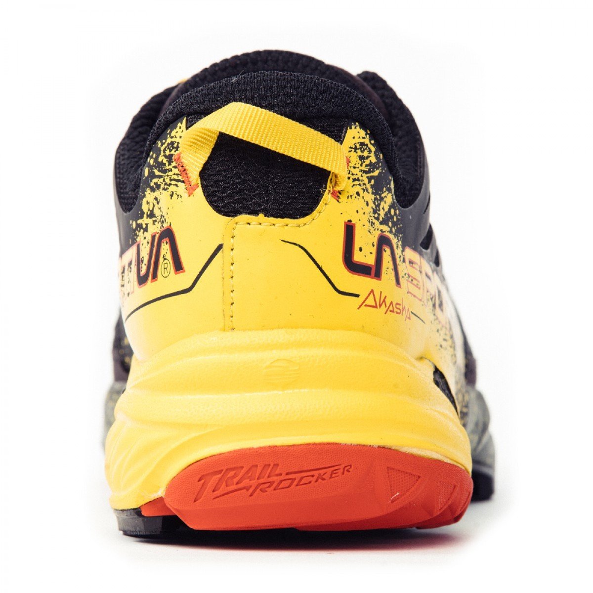 La Sportiva Akasha running shoe, view of the heel