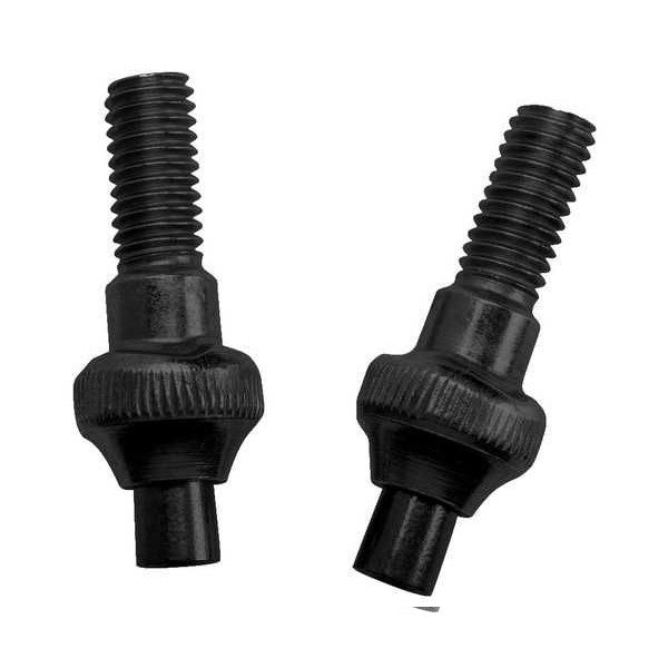 Pair of Black Diamond Carbide Tech Tips, shown in chrome colour