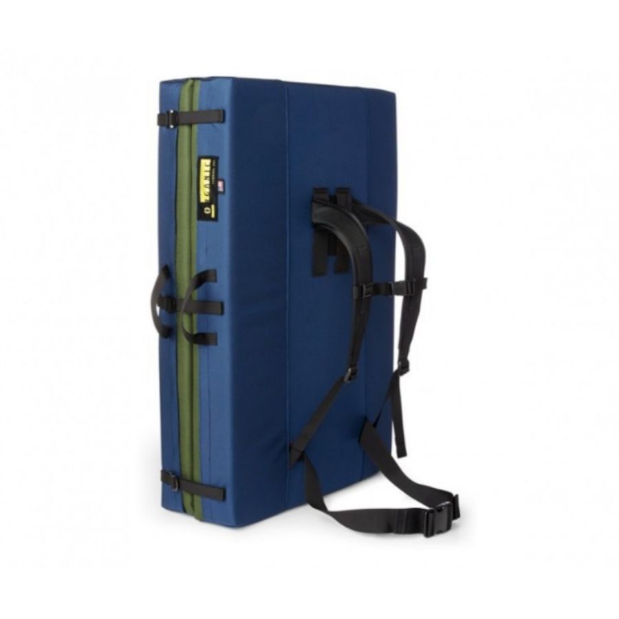 Organic Simple Pad, shown open laid flat in blue colour