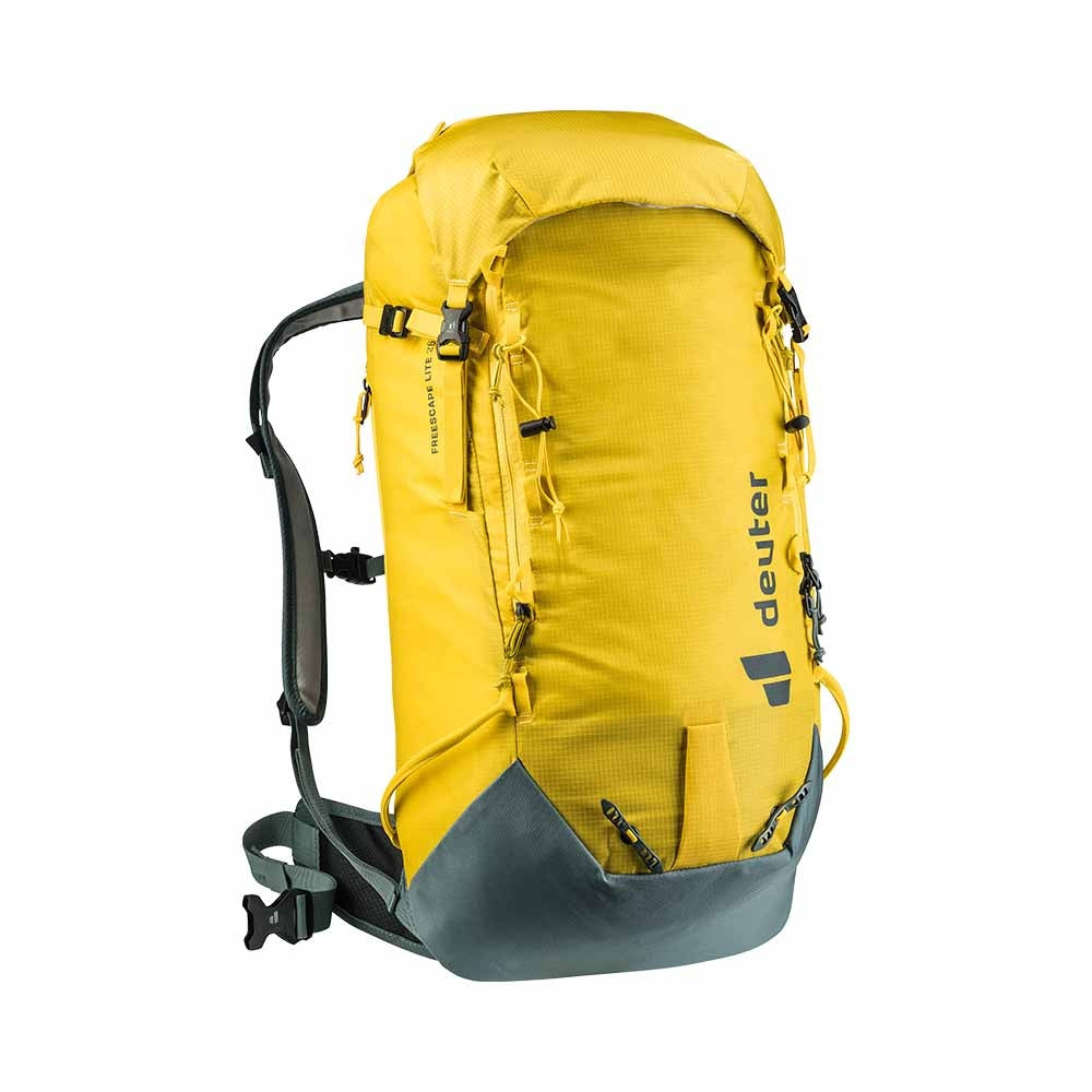 Deuter Freescape Lite 26 rucksack, in corn/teal from the front