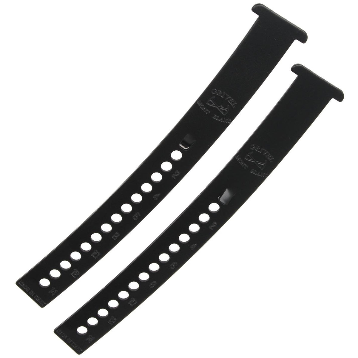 Grivel Long Extension Bar, pair shown side by side, in black colour.