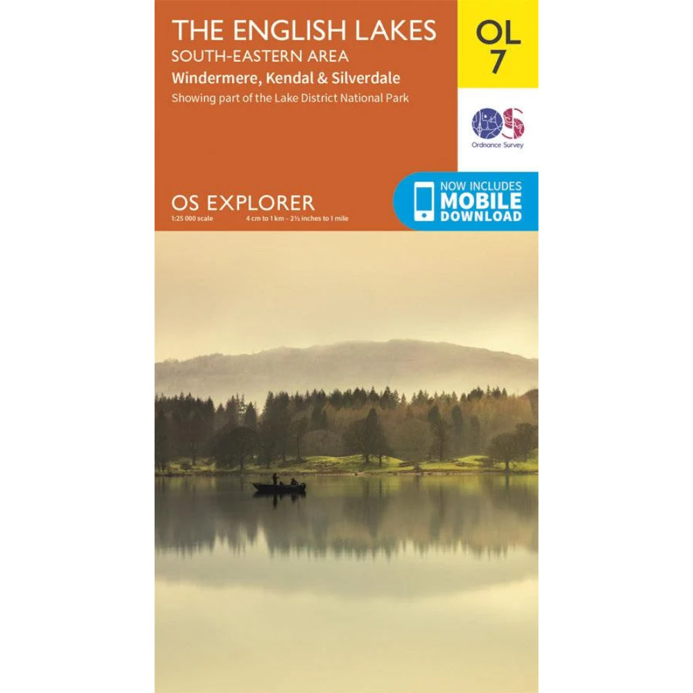 The English Lake District SE Area - OS Explorer Map OL7