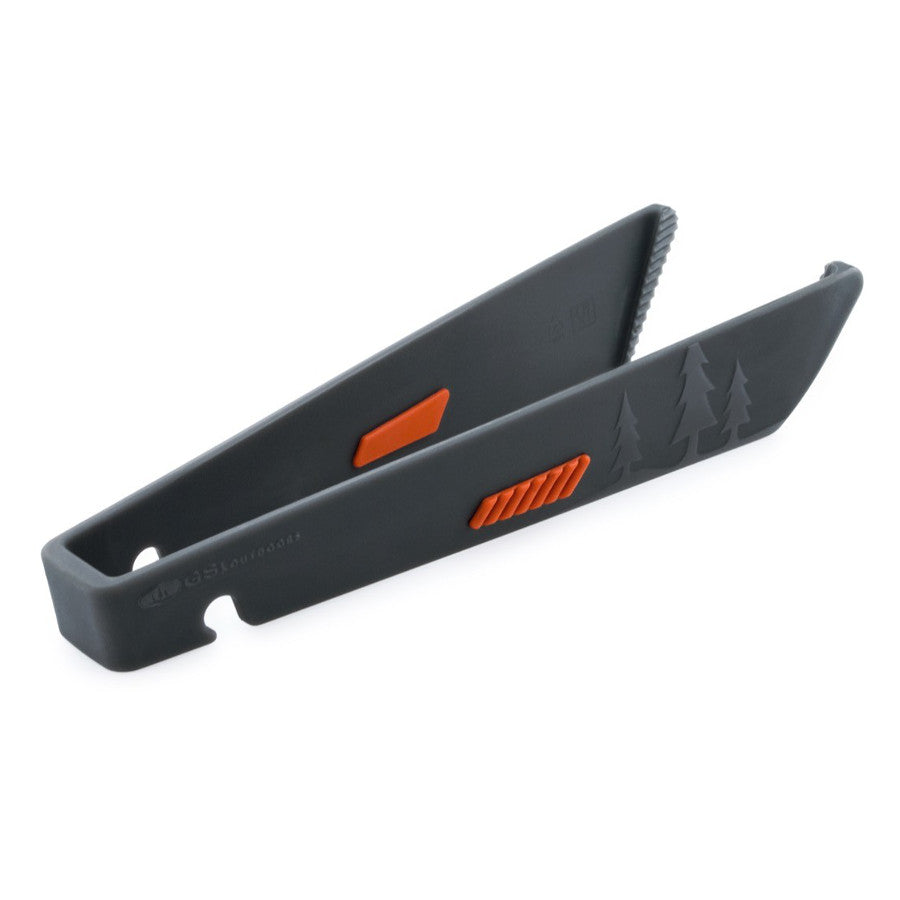 GSI Pack Tongs, side view shown in Orange and Grey colours