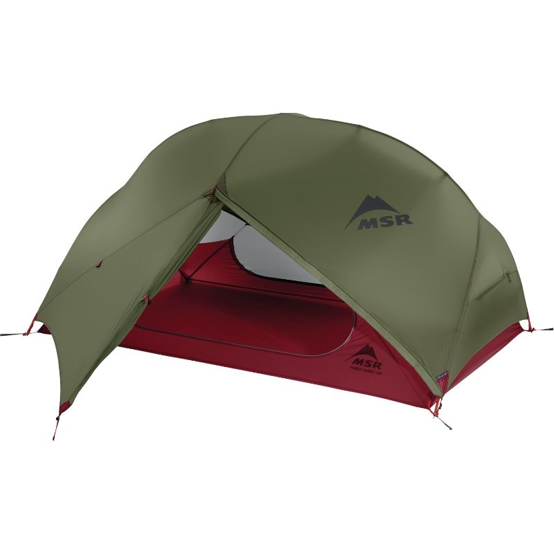 MSR Hubba Hubba XT Tent, green, open door