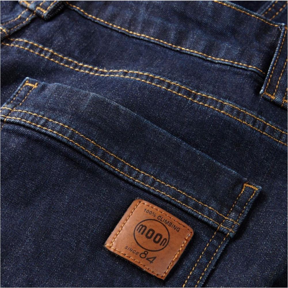 Rear Logo and pocket on Moon Hubble X Slim Fit Denim Climbing Jeans