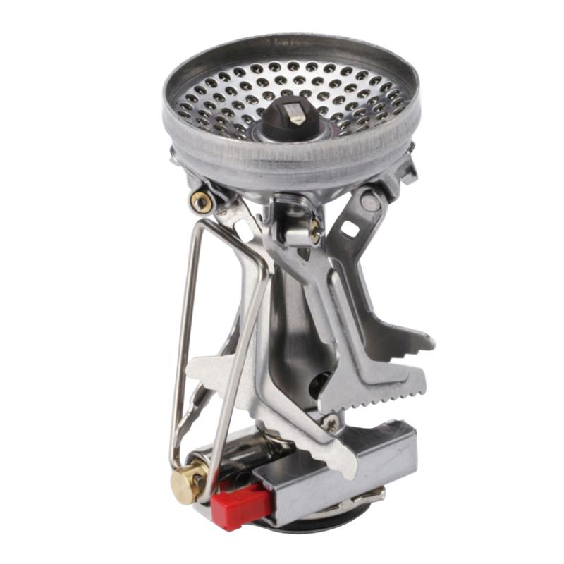 SOTO Amicus Stove with Stealth Igniter shown folded down