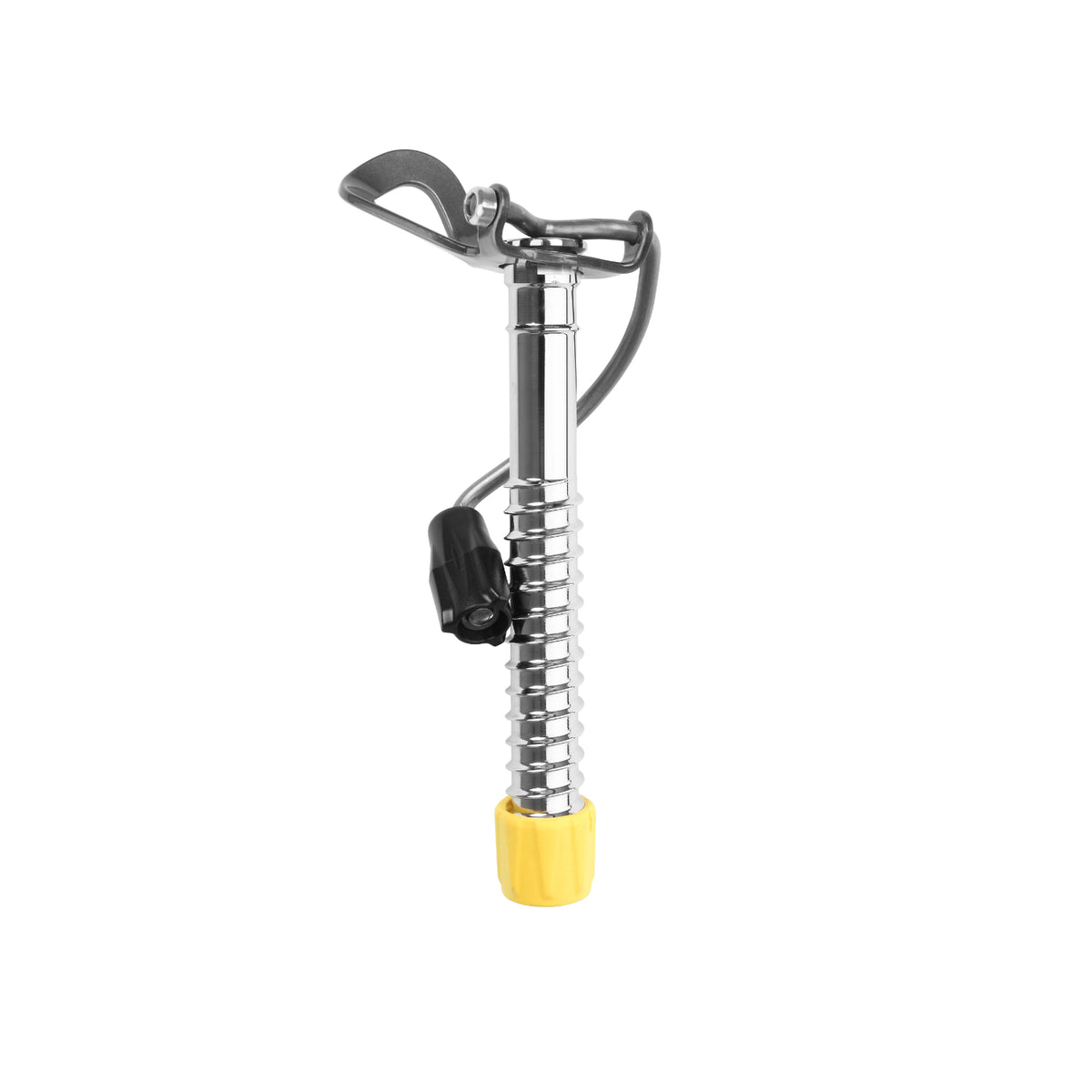 Grivel 360 Ice Screw Medium, with silver shaft and black tag