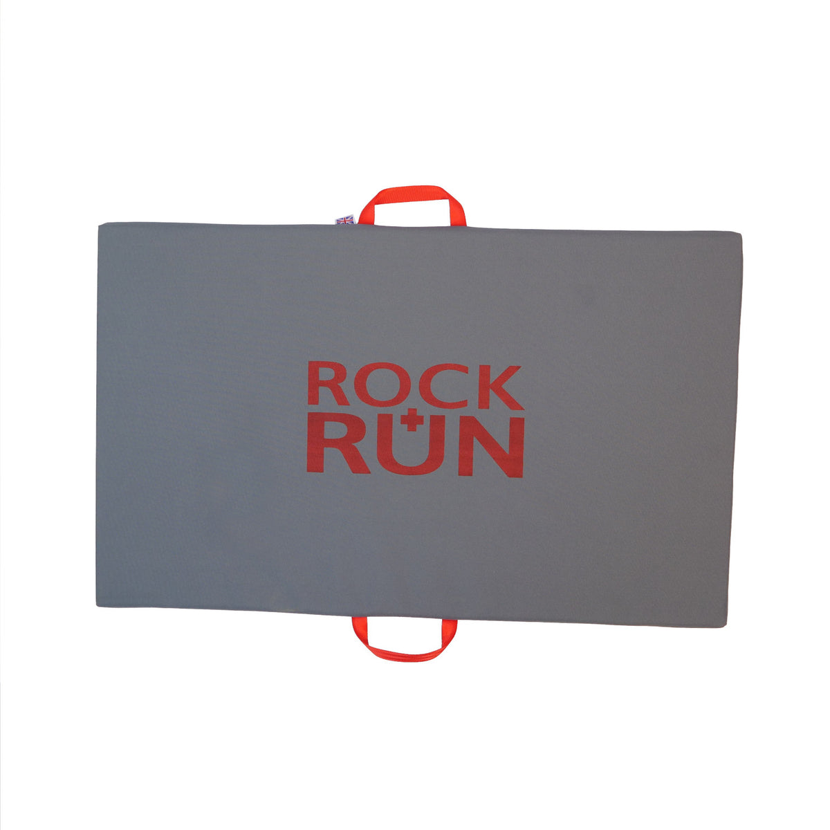 Rock + Run Showdown Pad in grey with red logo