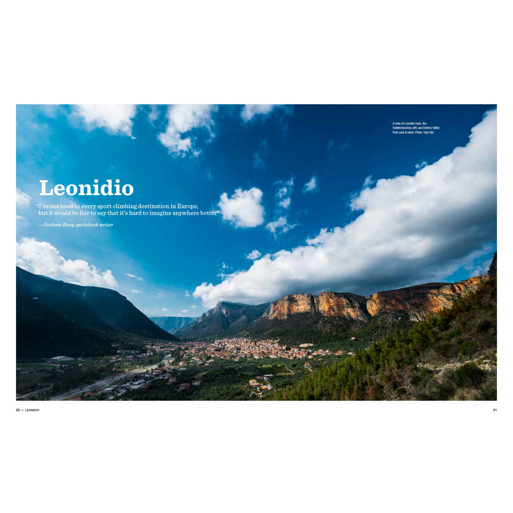 Leonidio & Kyparissi Sport Climbing guide book front cover