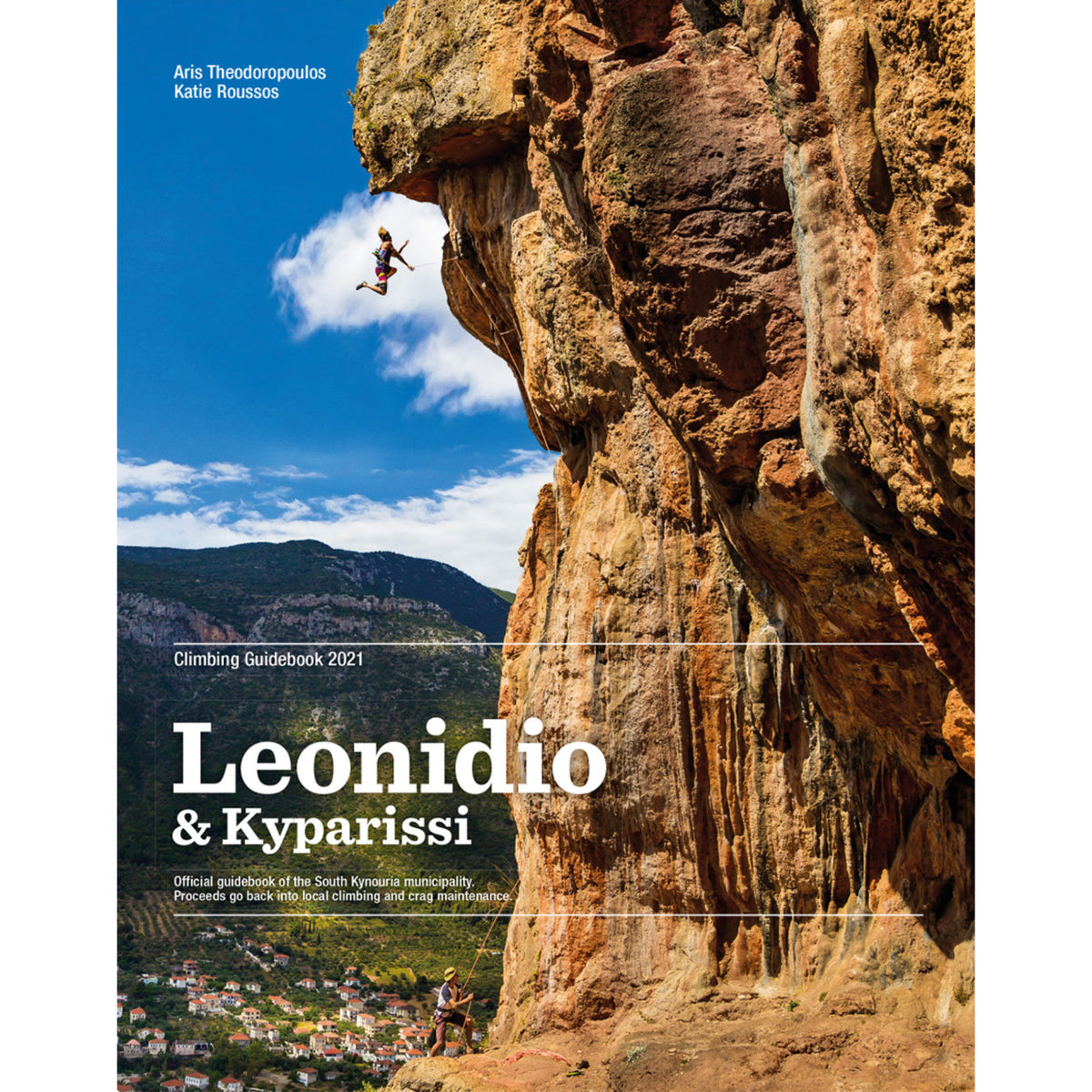 Leonidio &amp; Kyparissi Sport Climbing guide book front cover
