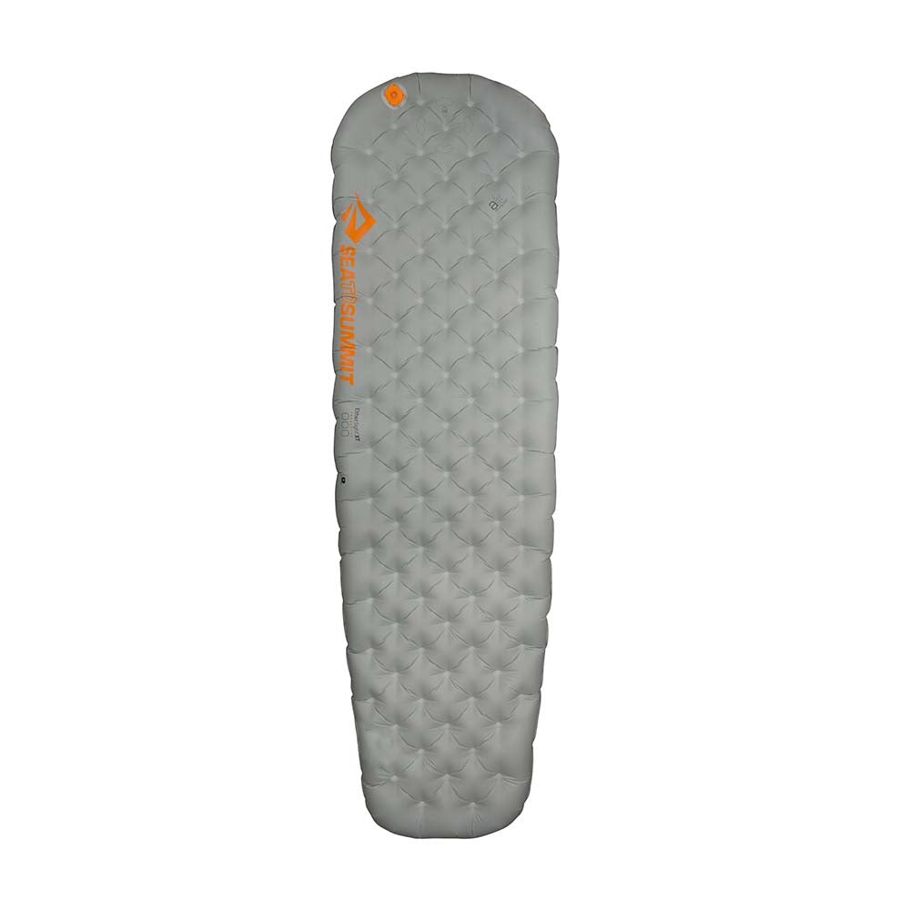 Sea to Summit Ether Light XT Insulated Mat, full view shown upright in grey colour