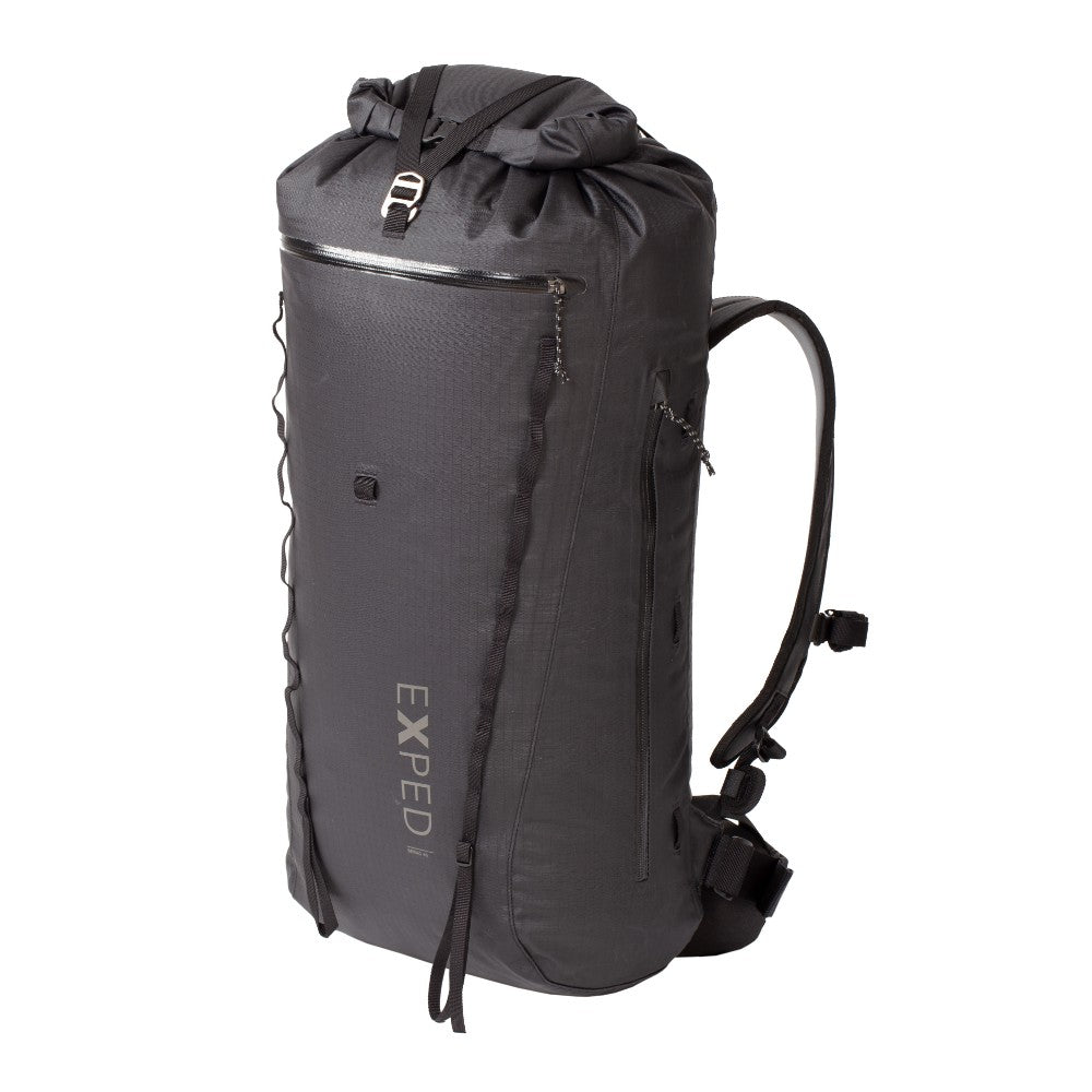 Exped Serac 45 M, black, from the front