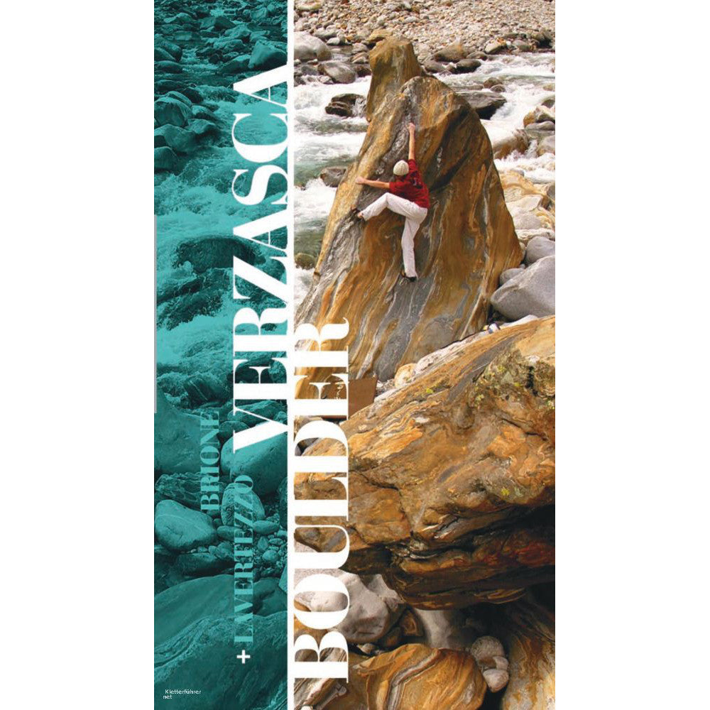 Verzasca Boulder guidebook, front cover