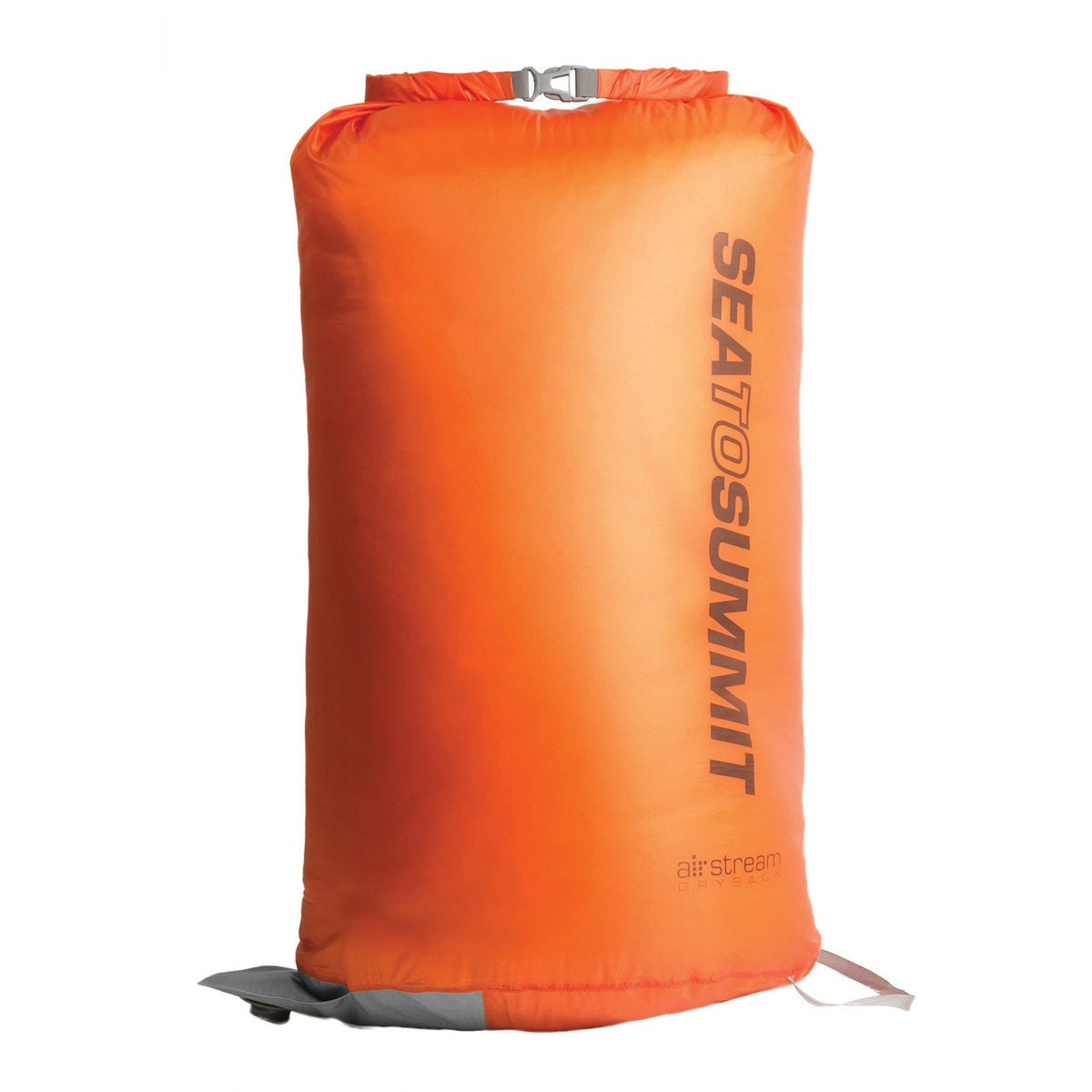 Sea to Summit Air Stream Pump Sack 20l, front view in orange colour