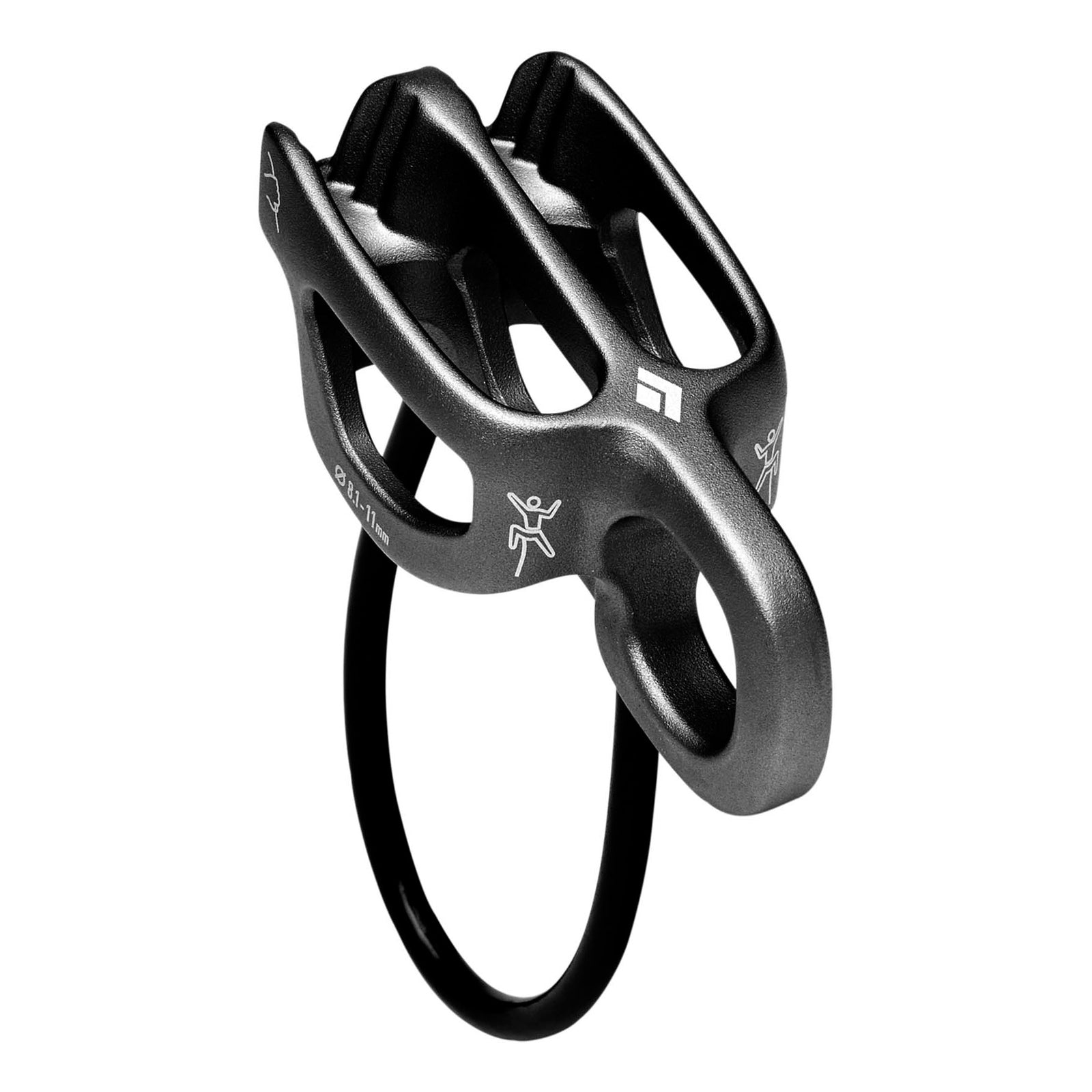 Black Diamond ATC Guide belay device, in gun metal grey colour