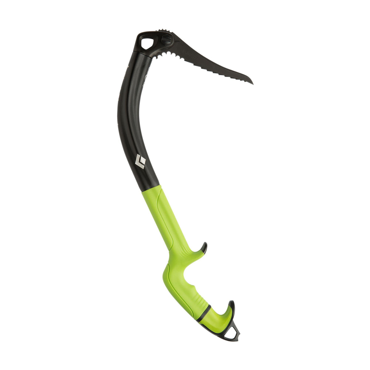 Black Diamond Fuel Ice Tool, with a green handle and black pick
