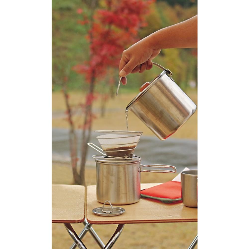 SOTO Helix Coffee Maker shown in use outdoors