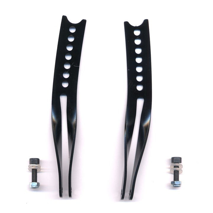 Grivel G20/G22 Twin Bars Pair, shown side by side with fittings.