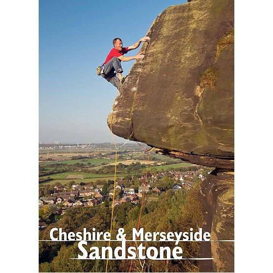 Cheshire and Merseyside Sandstone climbing guidebook, front cover