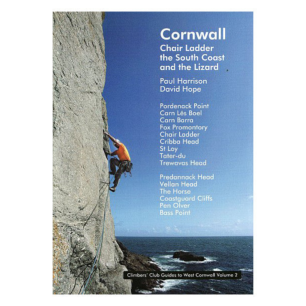 Cornwall: Chair Ladder and the South Coast climbing guidebook, front cover