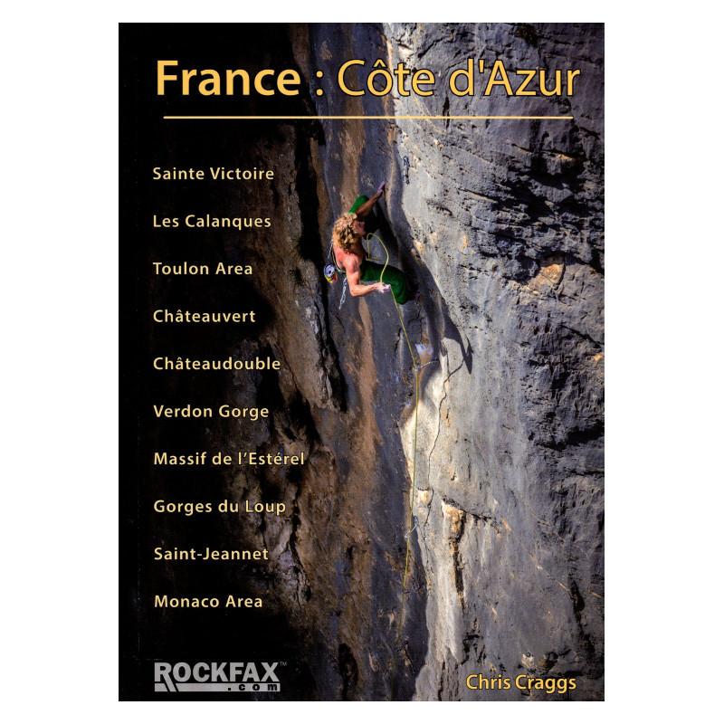 France: Cote d'Azur (Rockfax) climbing guidebook, front cover