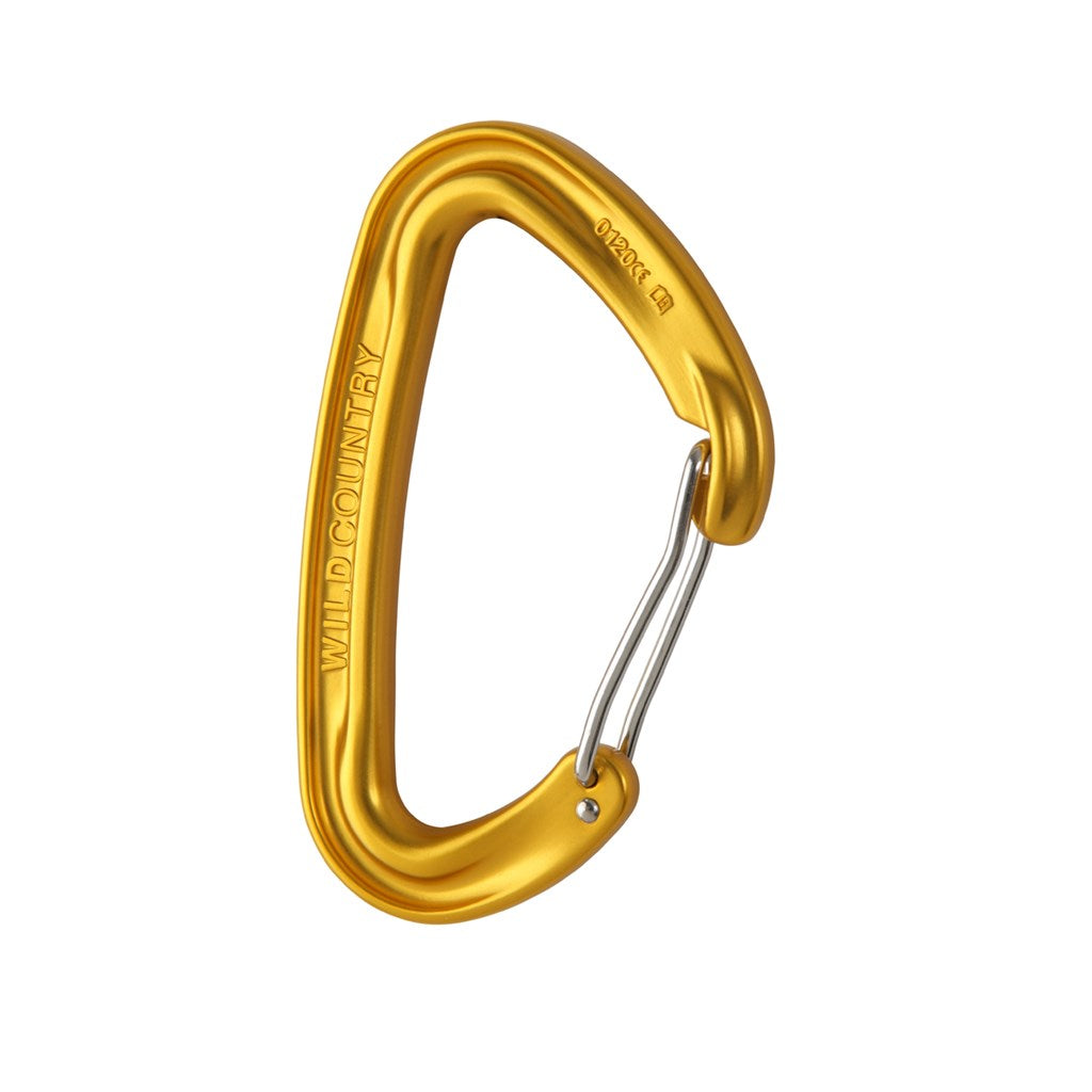Wild Country Wildwire 2 carabiner in gold