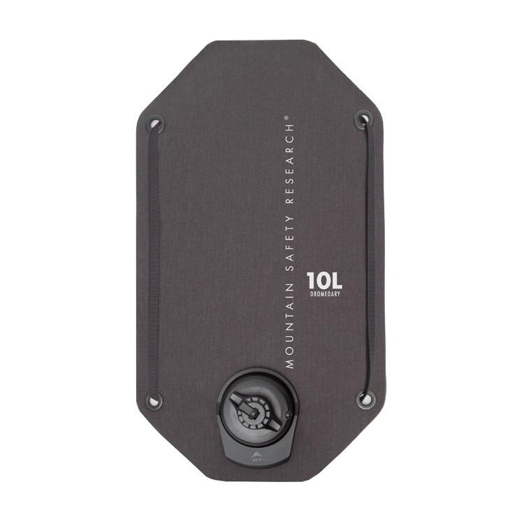 MSR Dromedary 10 Litre camping collapsible water container, in black colour