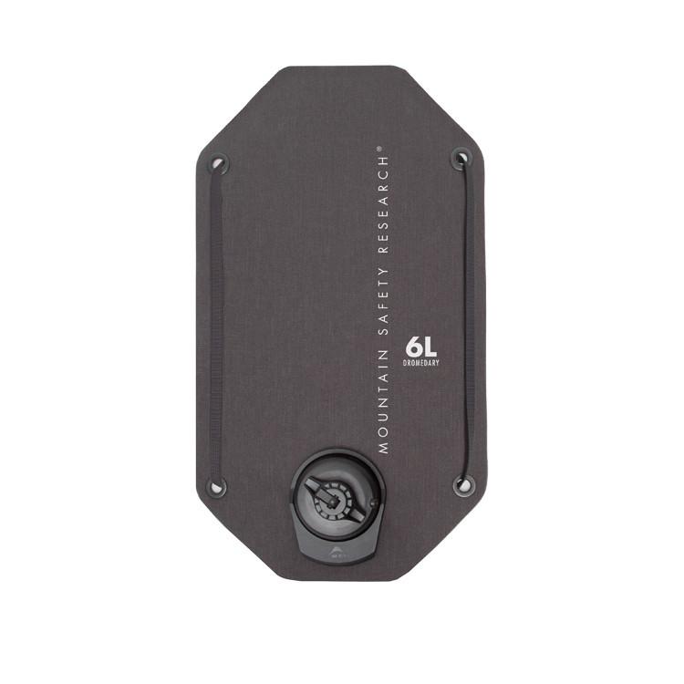 MSR Dromedary 6 Litre camping water container, in black colour