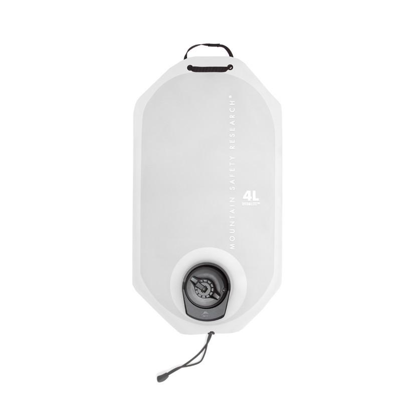 MSR DromLite 4 Litre camping water storage container, in white colour