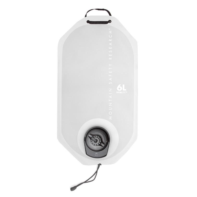 MSR DromLite 6 Litre camping water storage container, in white colour