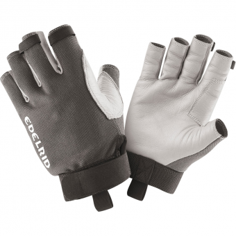 Pair of Edelrid Work Gloves Open showing front and back sides