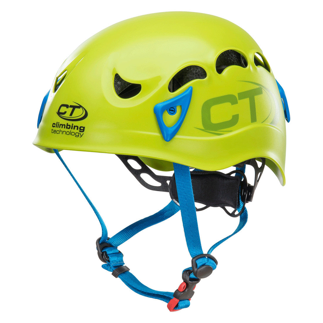 Climbing Technology Galaxy climbing helmet, in green and blue colours